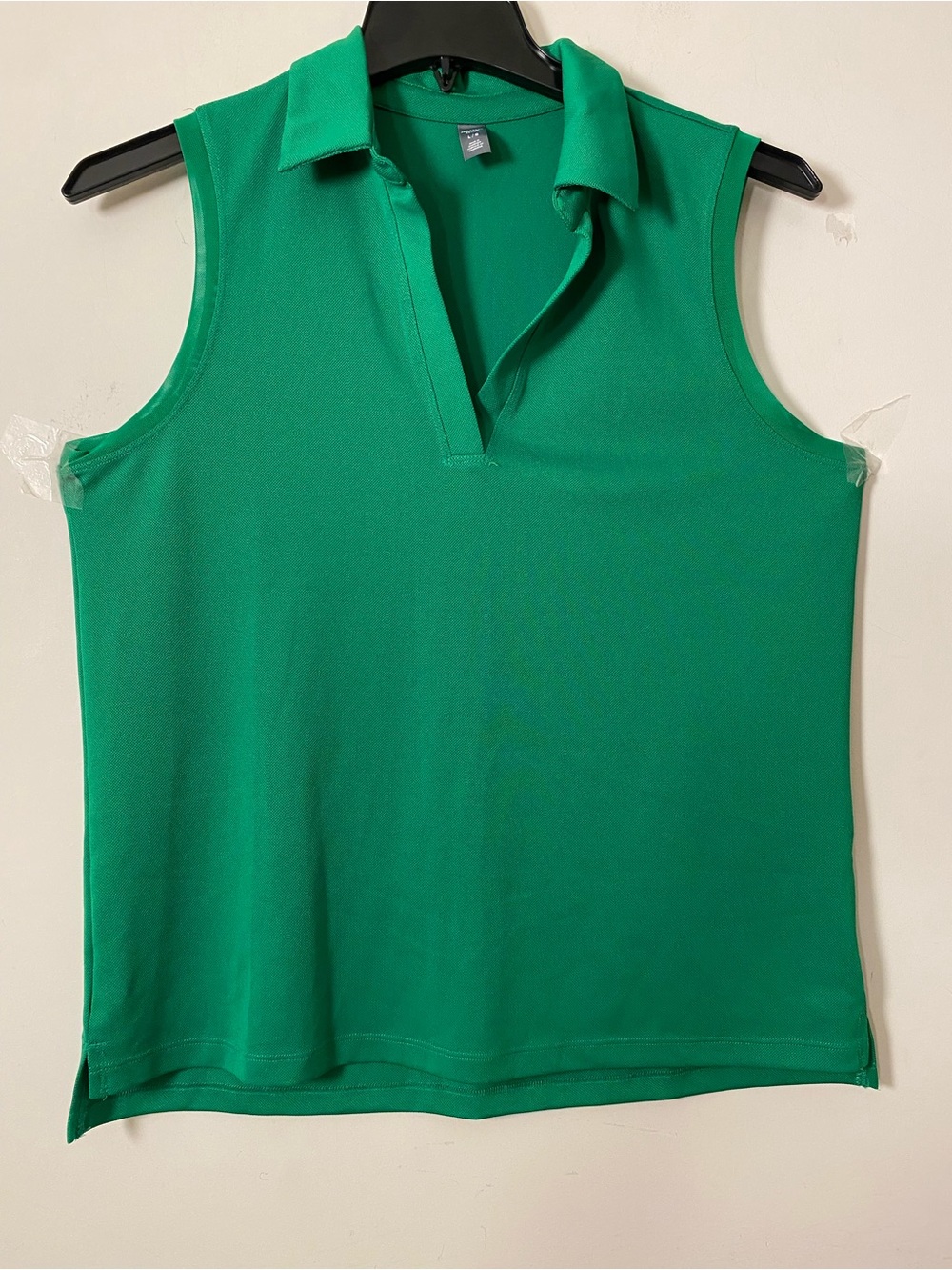 Joe Fresh Sleeveless Polo Tank Top in Emerald Green